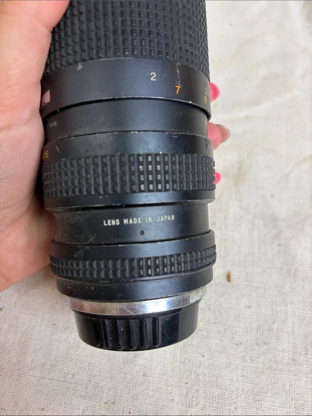 Manual 75-150mm Telephoto Camera Lens - Black